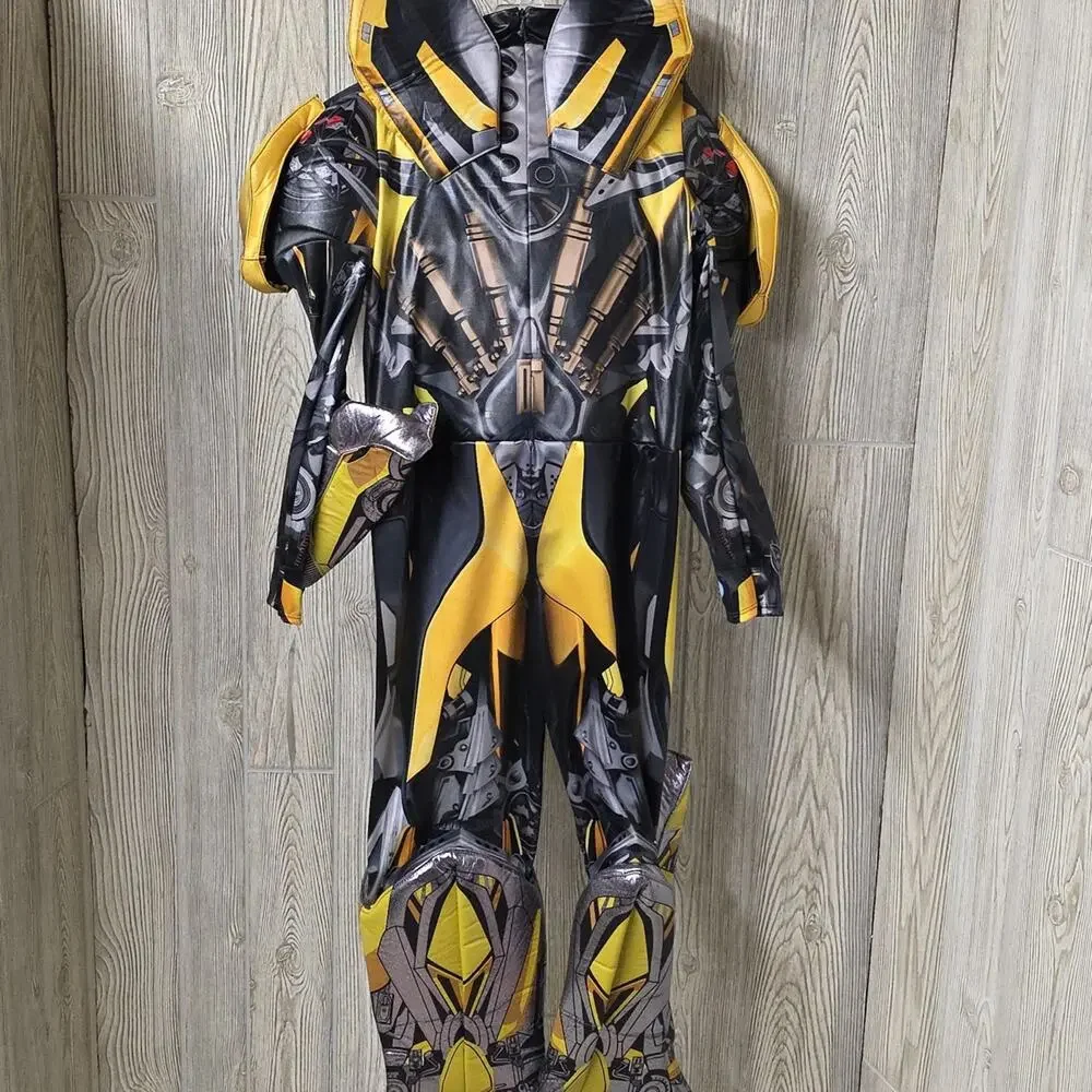 Disguise Bumblebee Superhero Costume Transformers Kids Size Small 4-5 NWT